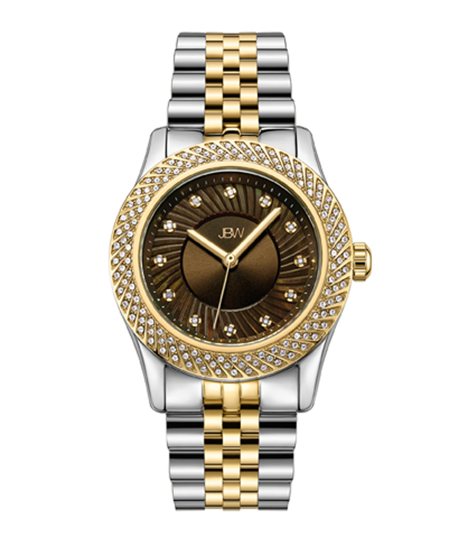 Carina mother-of-pearl & diamond watch Sale - jbw
