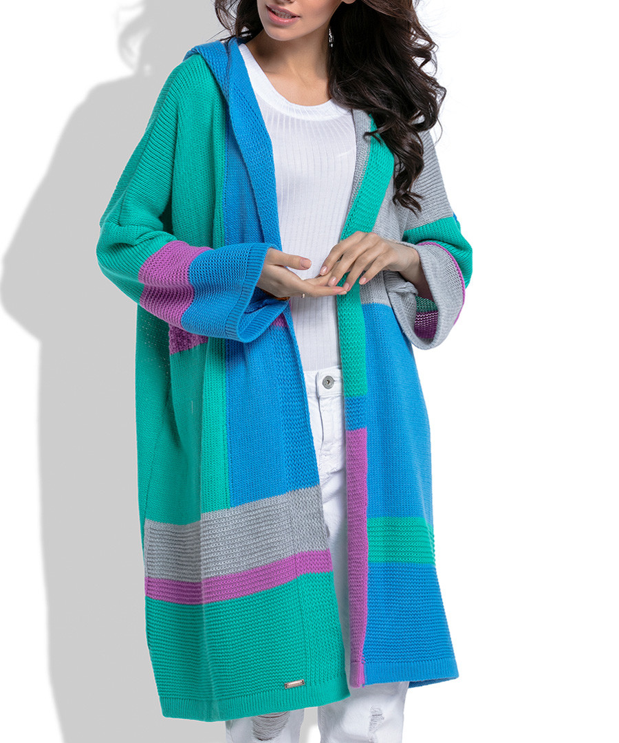 Multi-colour wool blend cardigan Sale - fobya