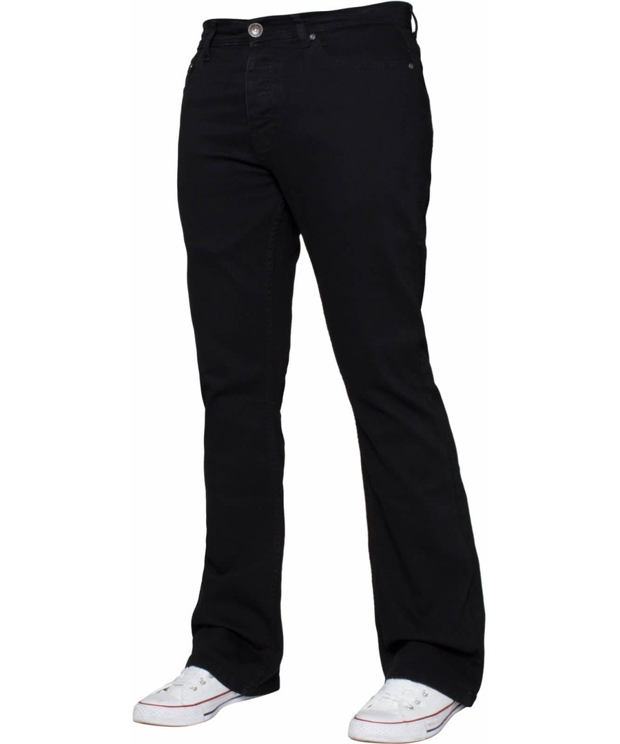 Black Bootcut Men's Jeans Sale - Enzo