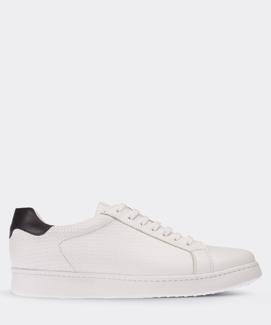 real leather white sport man shoe Sale - deery man