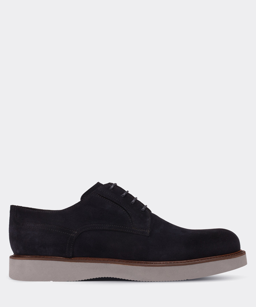 real suede navy casual man shoe Sale - deery man