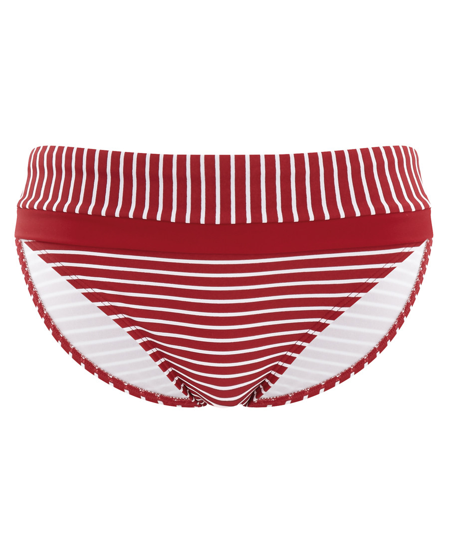 Britt red striped bikini briefs Sale - Swimwear