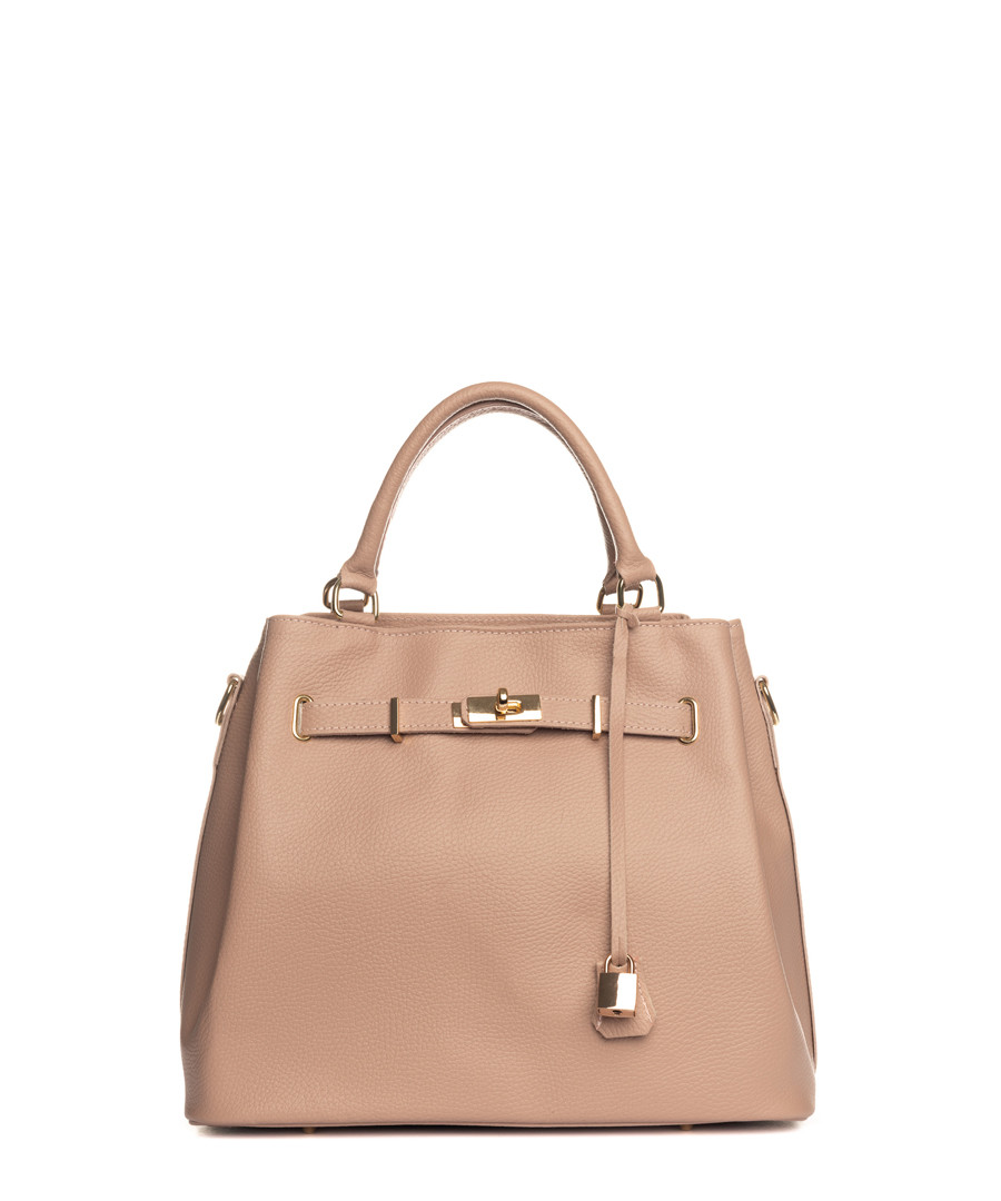 Panaro powder leather shopper Sale - lia biassoni