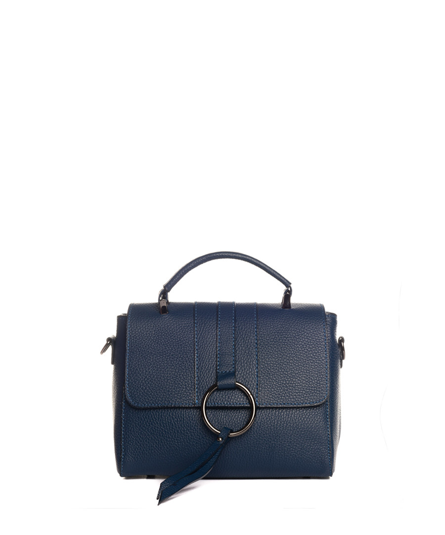 Sesia blue leather crossbody Sale - lia biassoni
