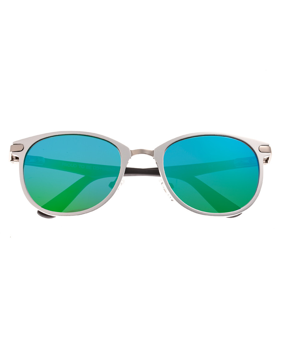Cetus silver-tone & aqua sunglasses Sale - breed