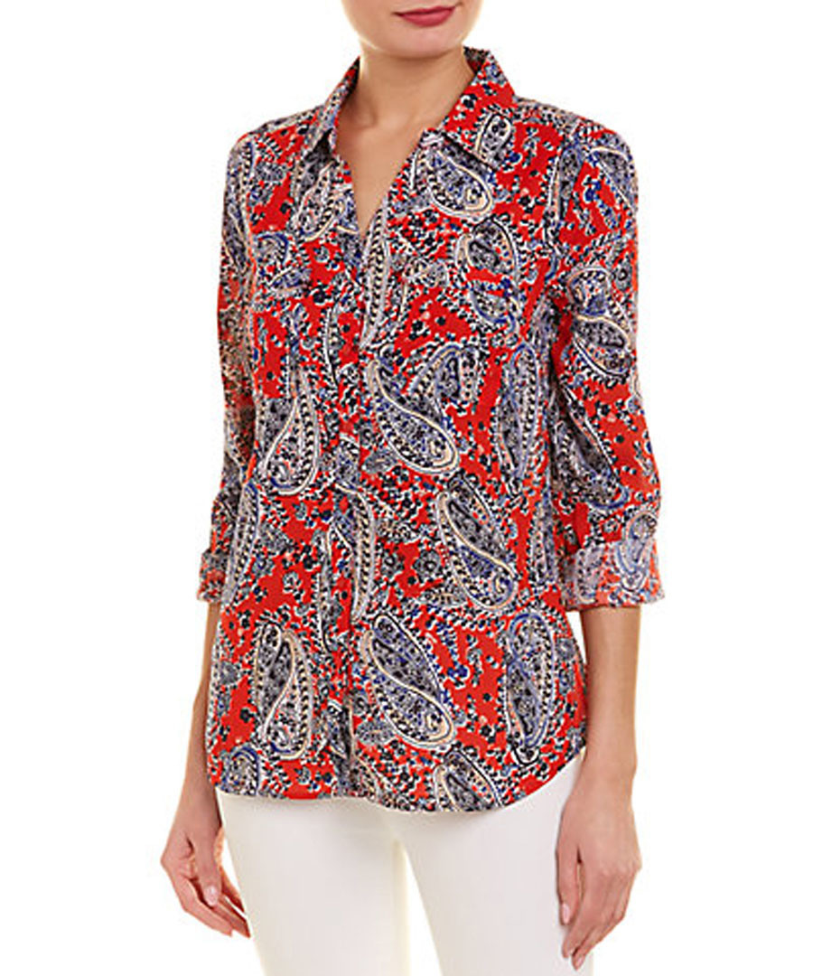 lavapond chilli & blue blouse Sale - new york collective
