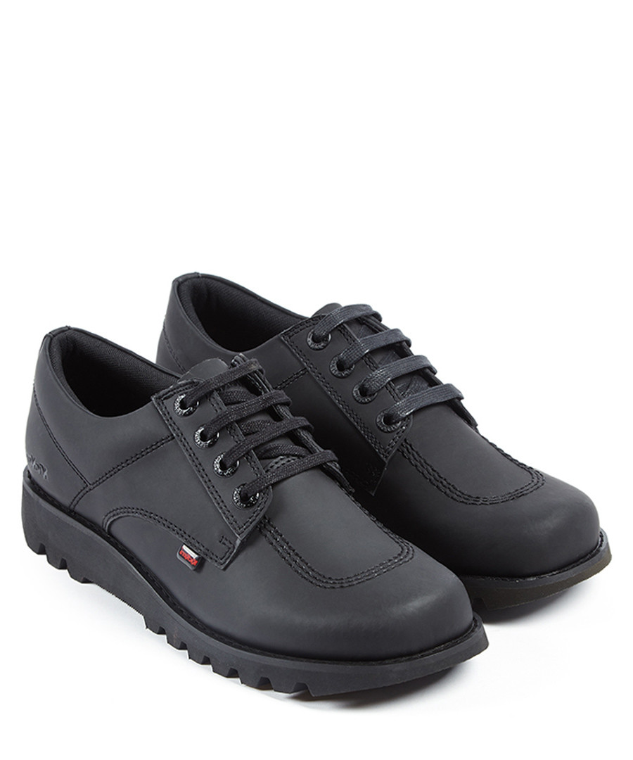 Kick Lo black leather shoes Sale - kickers