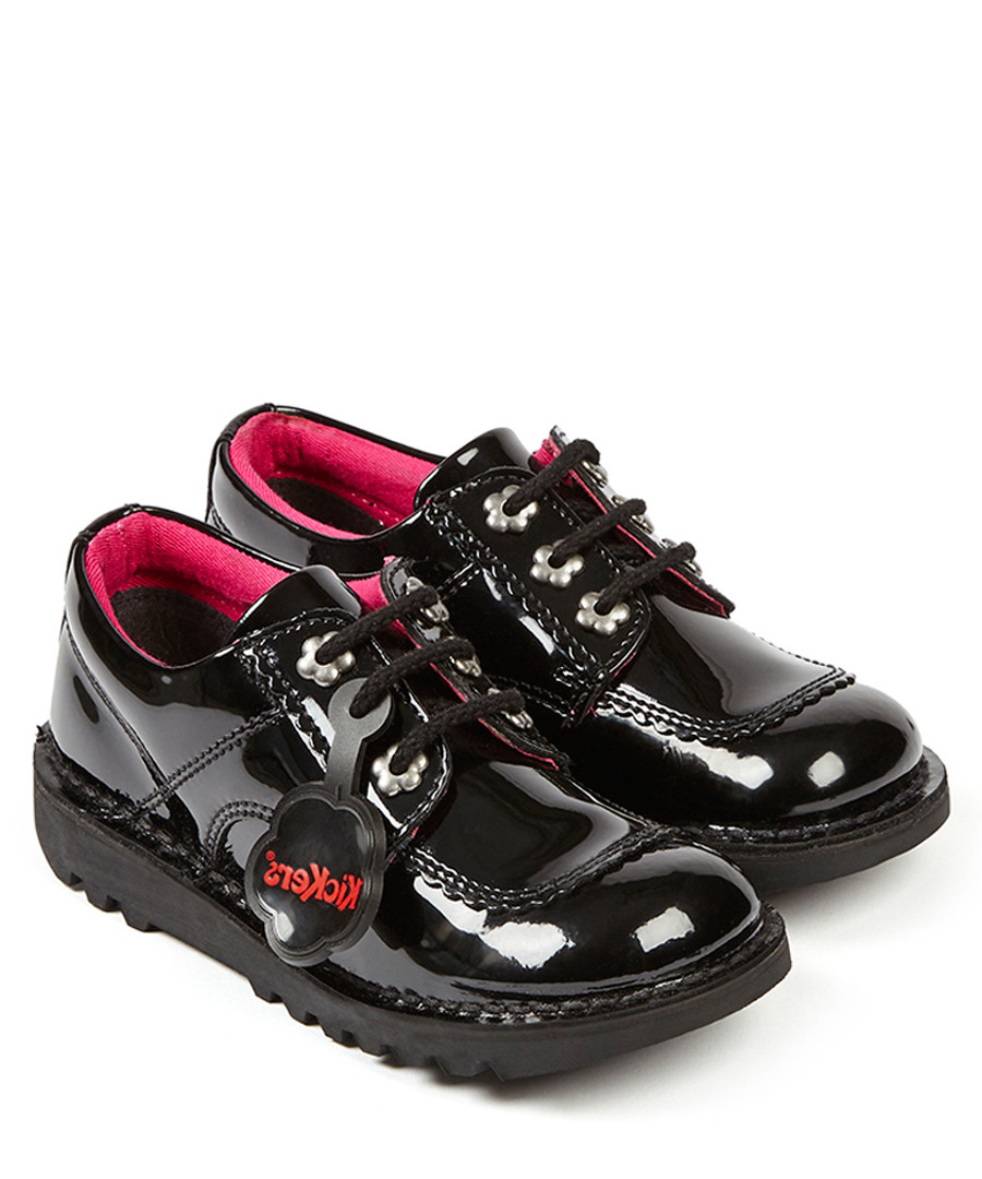 Kick Lo black patent leather shoes Sale - kickers