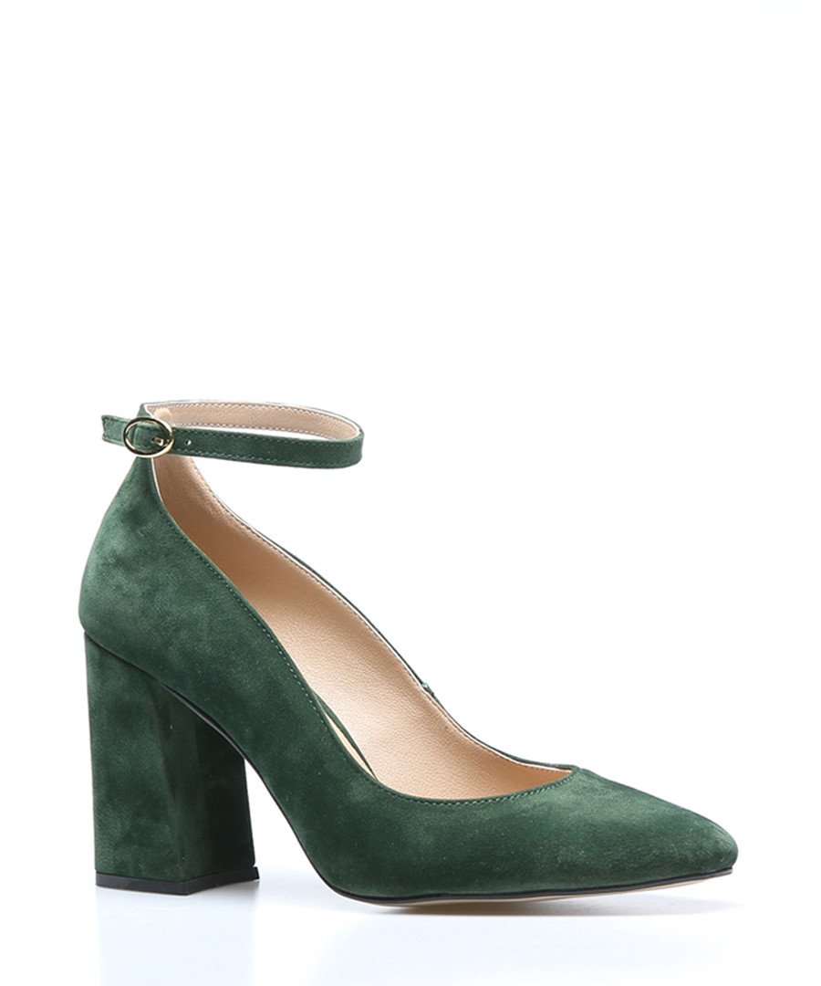 Olive suede heeled sandals Sale - rovigo