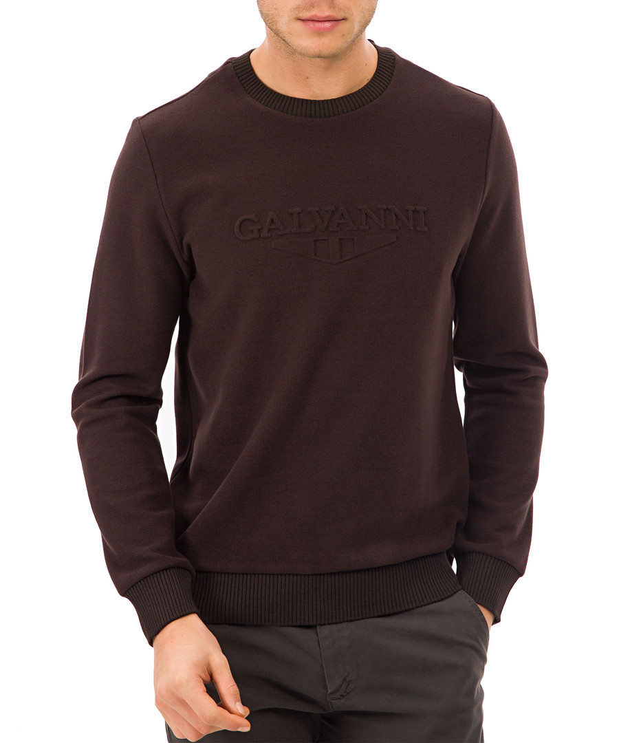 brown crew jumper Sale - galvanni