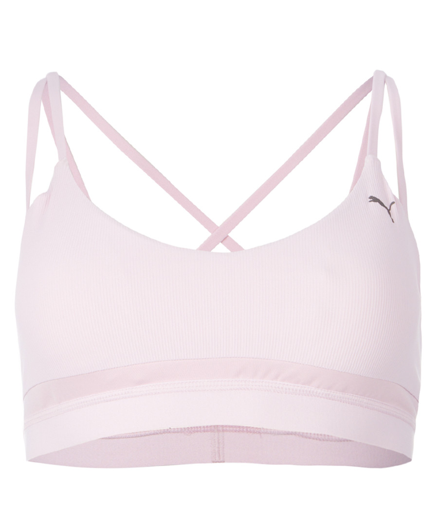 Strappy pink sports bra Sale - puma