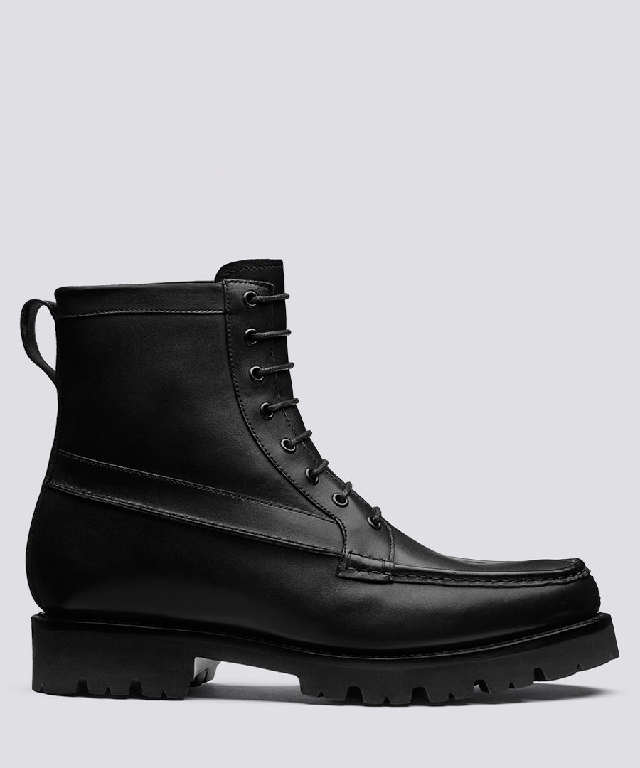 Gulliver black calf leather boots Sale - Grenson