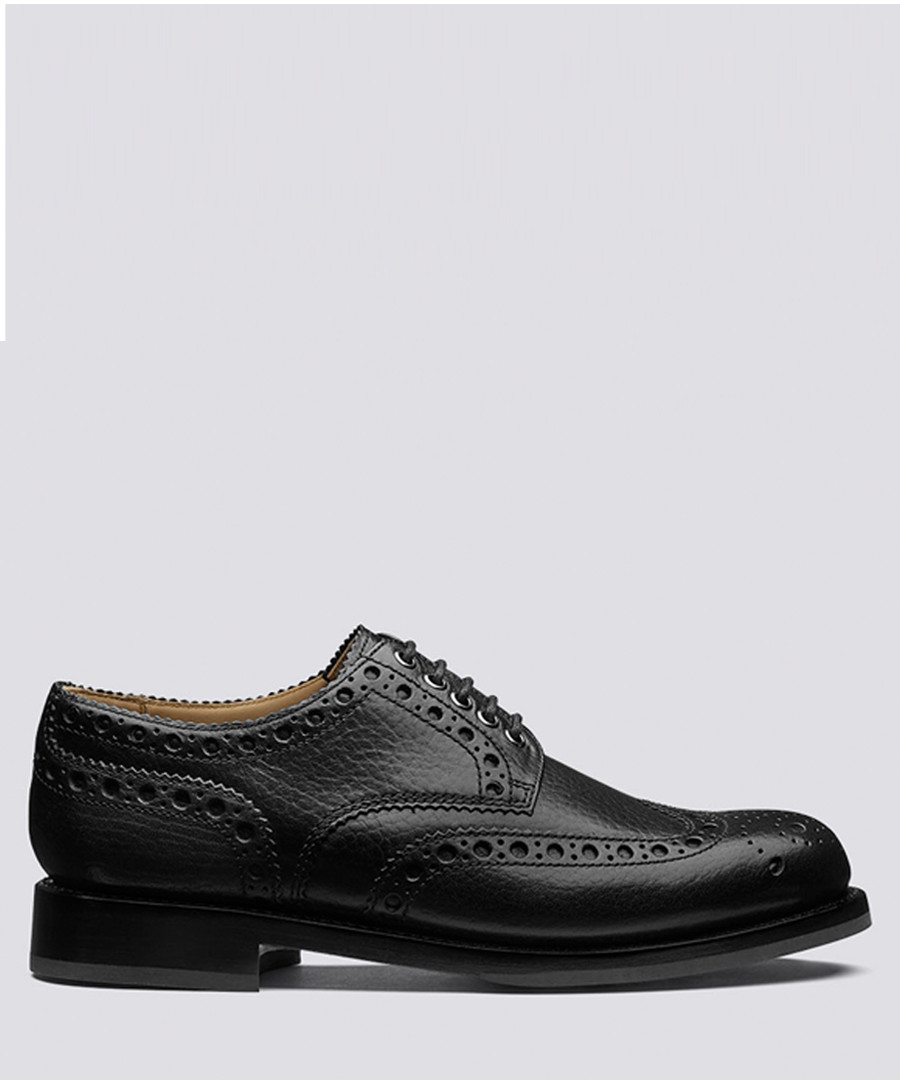 Archie black grain leather brogues Sale - Grenson