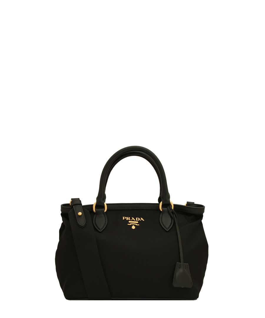 Tessuto black nylon & leather bag Sale - prada