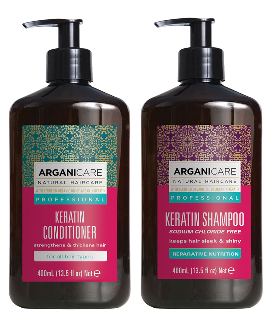 2pc Keratin shampoo & conditioner set Sale - arganicare