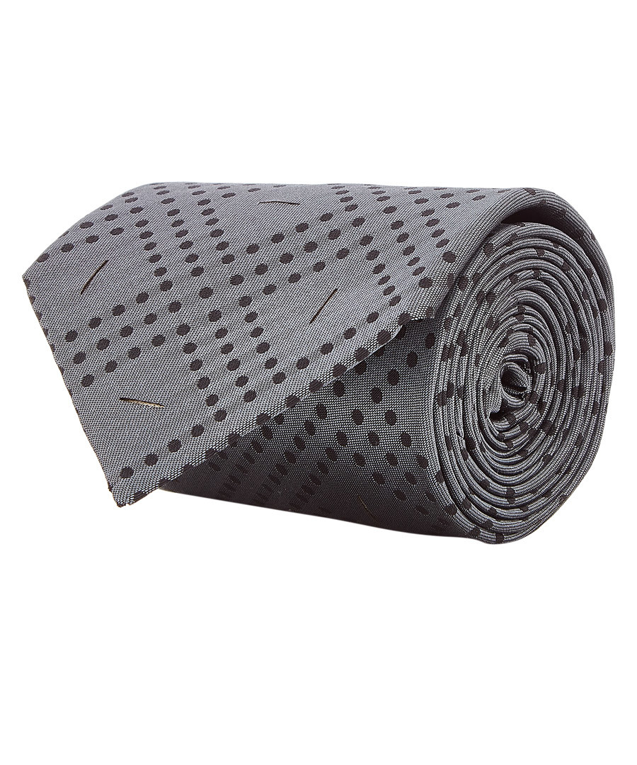 Grey pure silk squares tie Sale - vivienne westwood