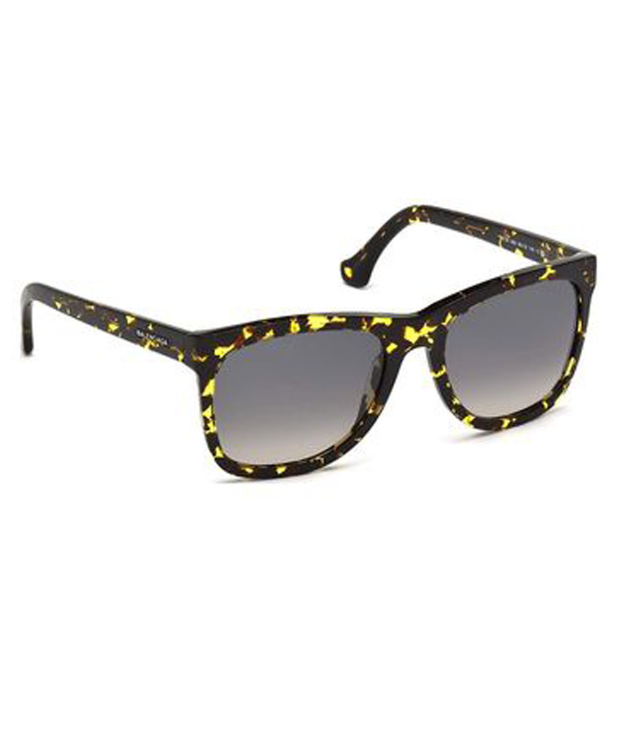 yellow Havana D-frame sunglasses Sale - balenciaga
