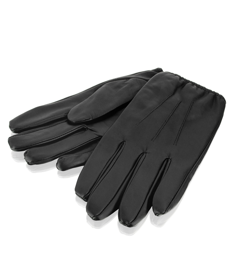 men's black leather driving gloves Sale - woodland leather