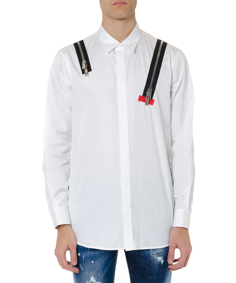 poplin punk white pure cotton shirt Sale - dsquared2