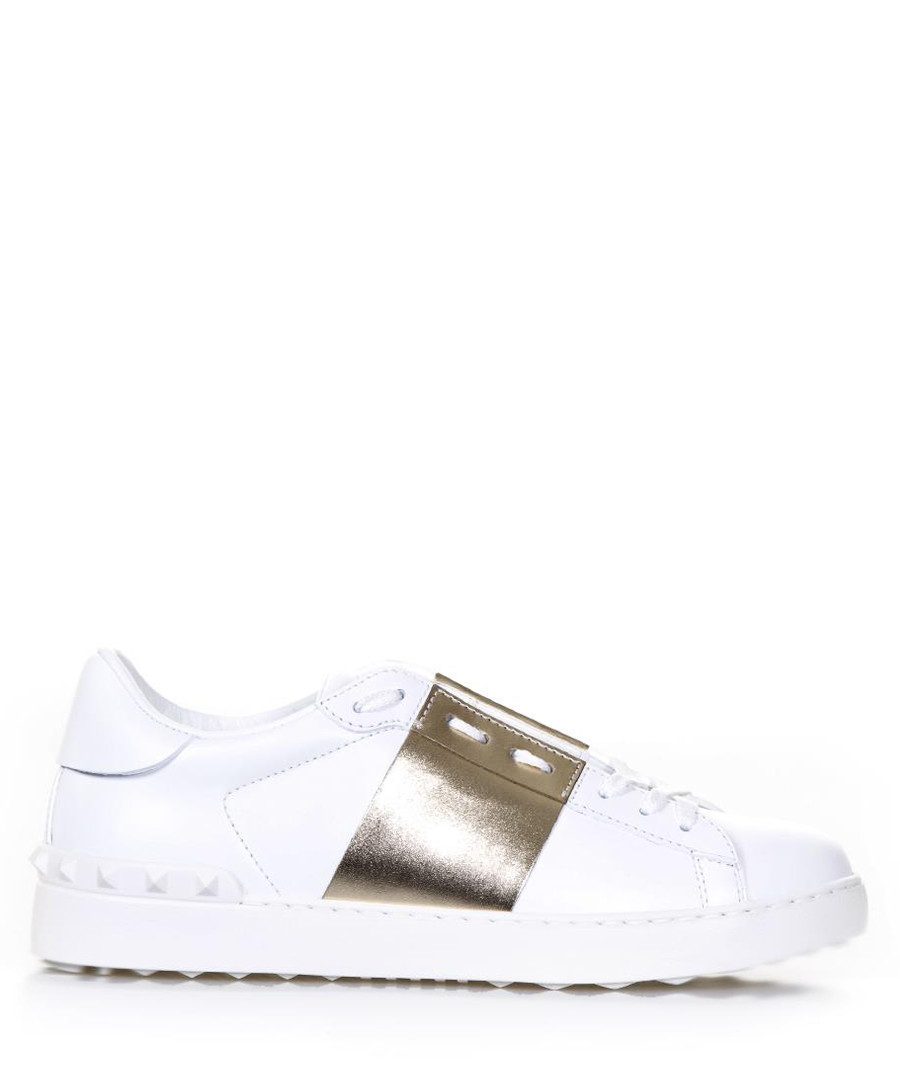 white leather stud sneakers Sale - valentino garavani