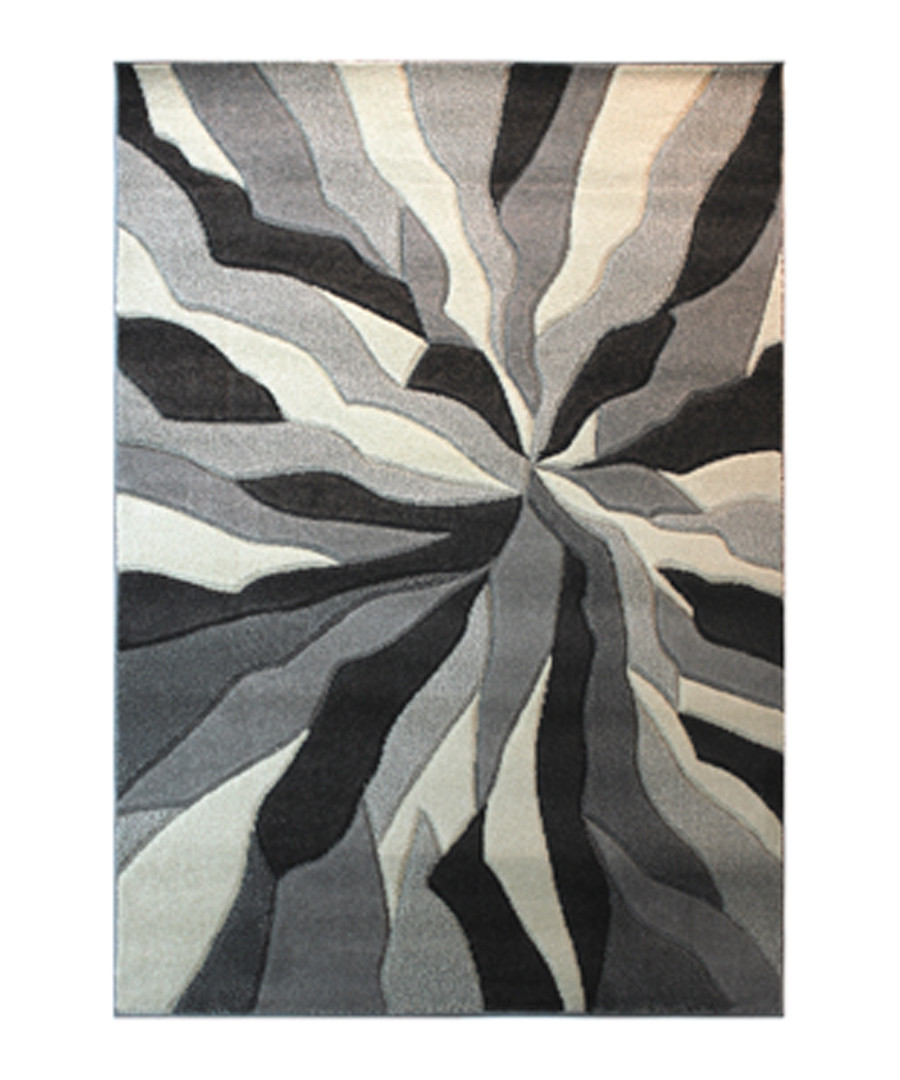 Splinted grey rug 120 x 170cm Sale - flair rugs
