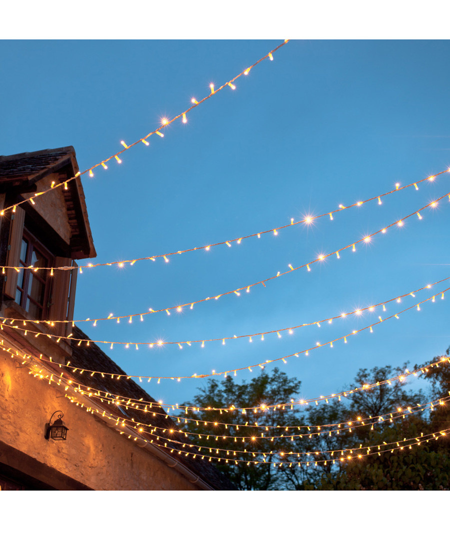 2pc Solar fairy light trail 50 LED, 10m Sale - dynergy