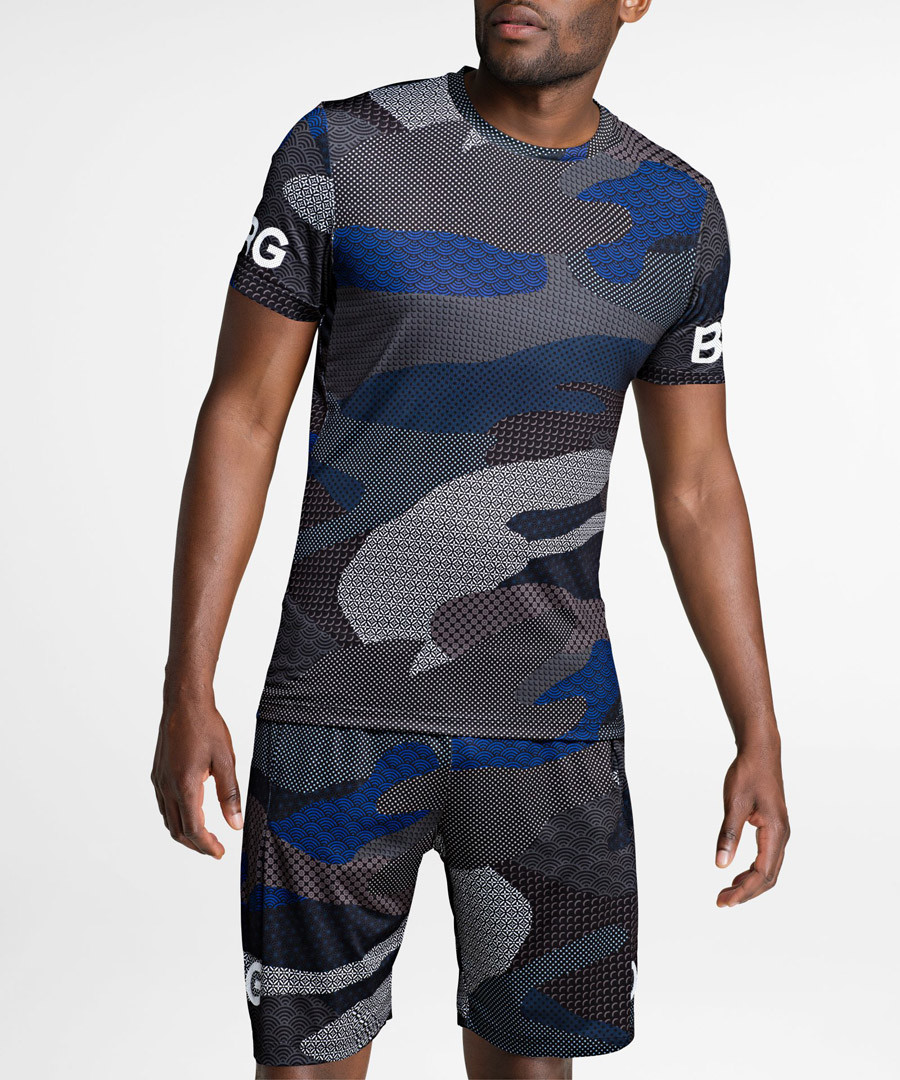 Asphalt print T-shirt Sale - bjorn borg