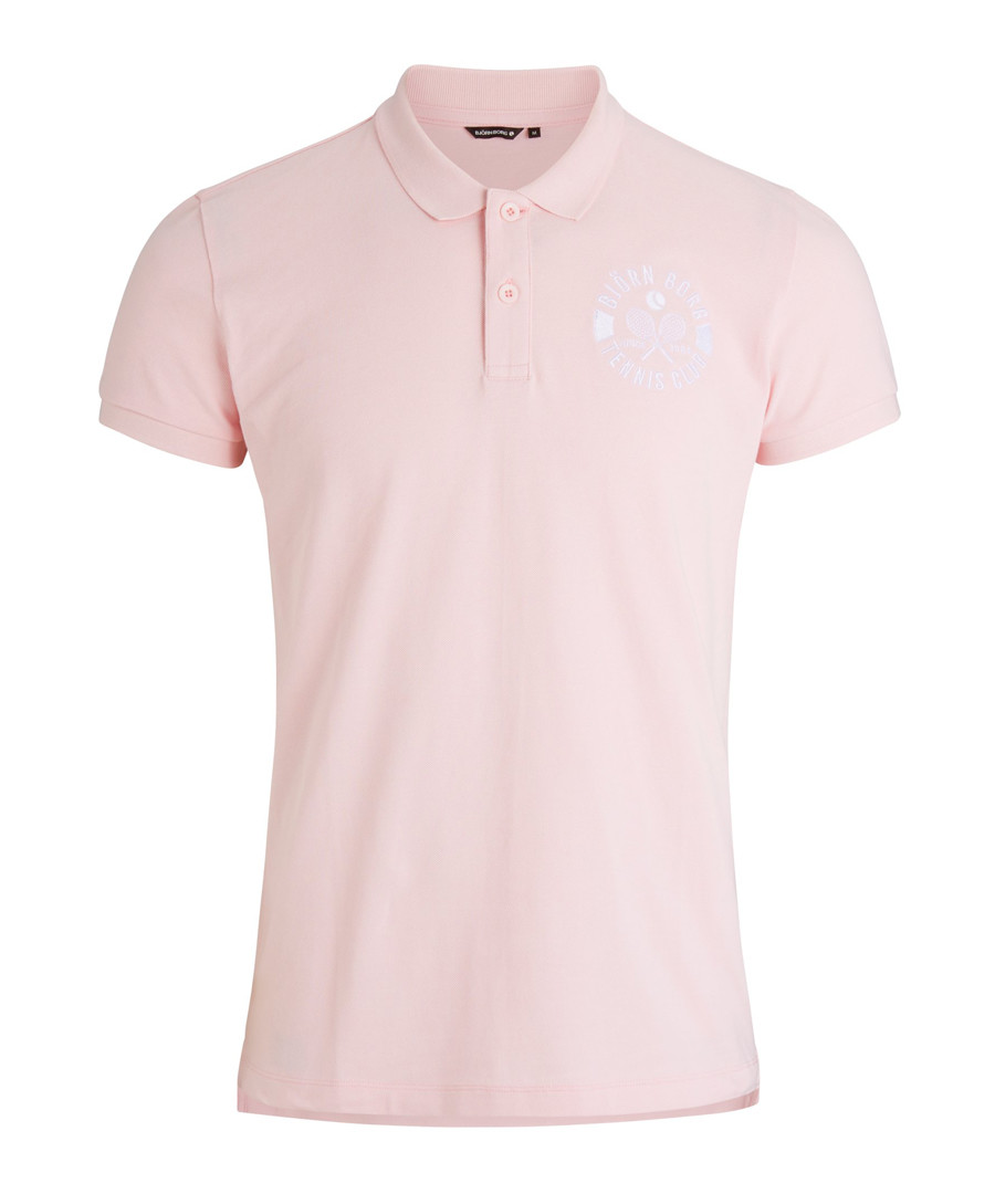 Cradle pink pure cotton polo shirt Sale - bjorn borg