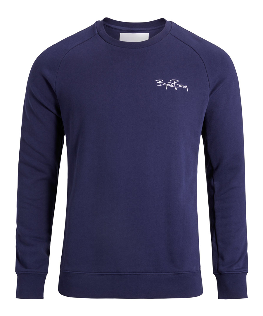 Peacoat pure cotton logo sweatshirt Sale - bjorn borg
