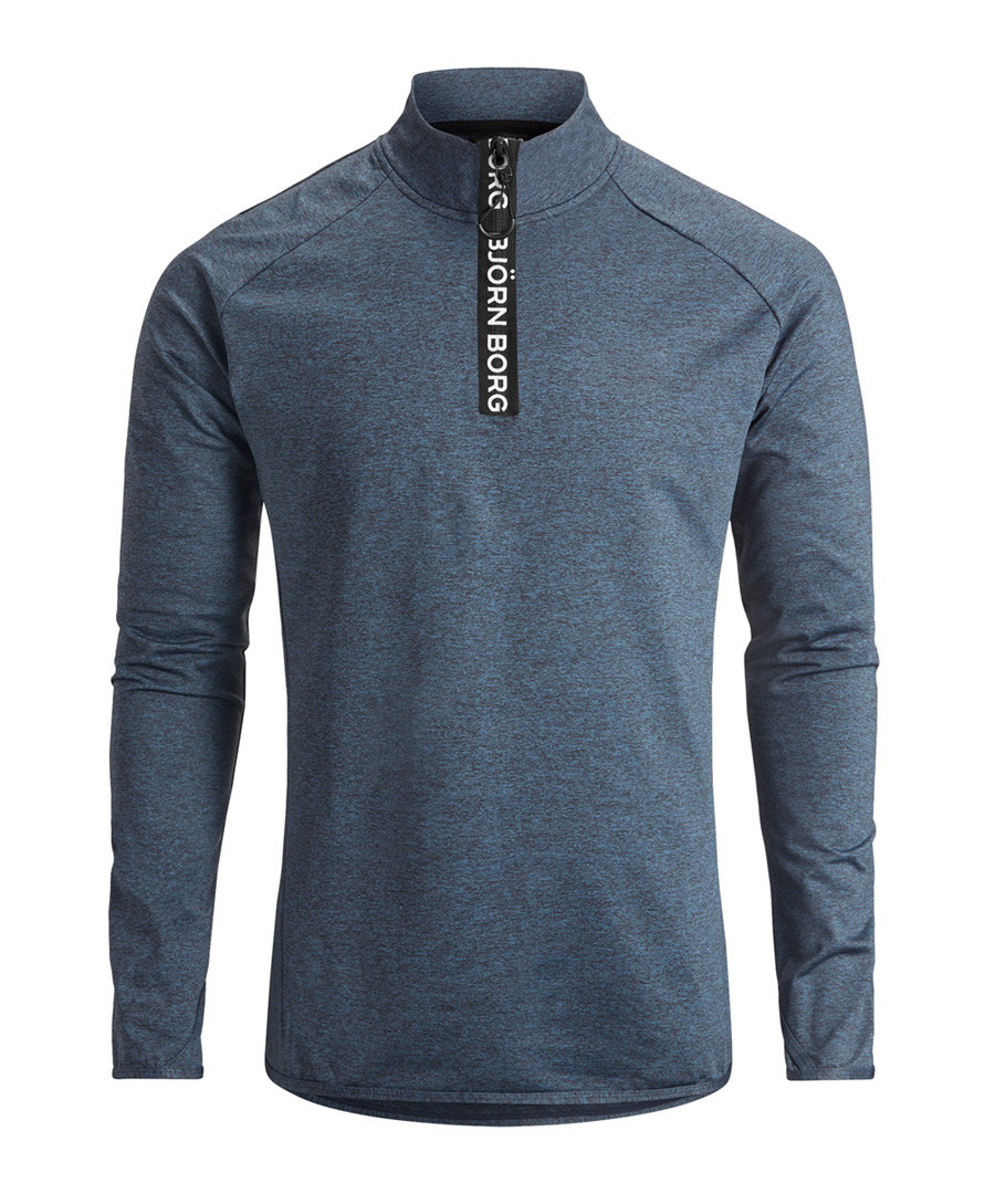 Poseidon melange half-zip jumper Sale - bjorn borg