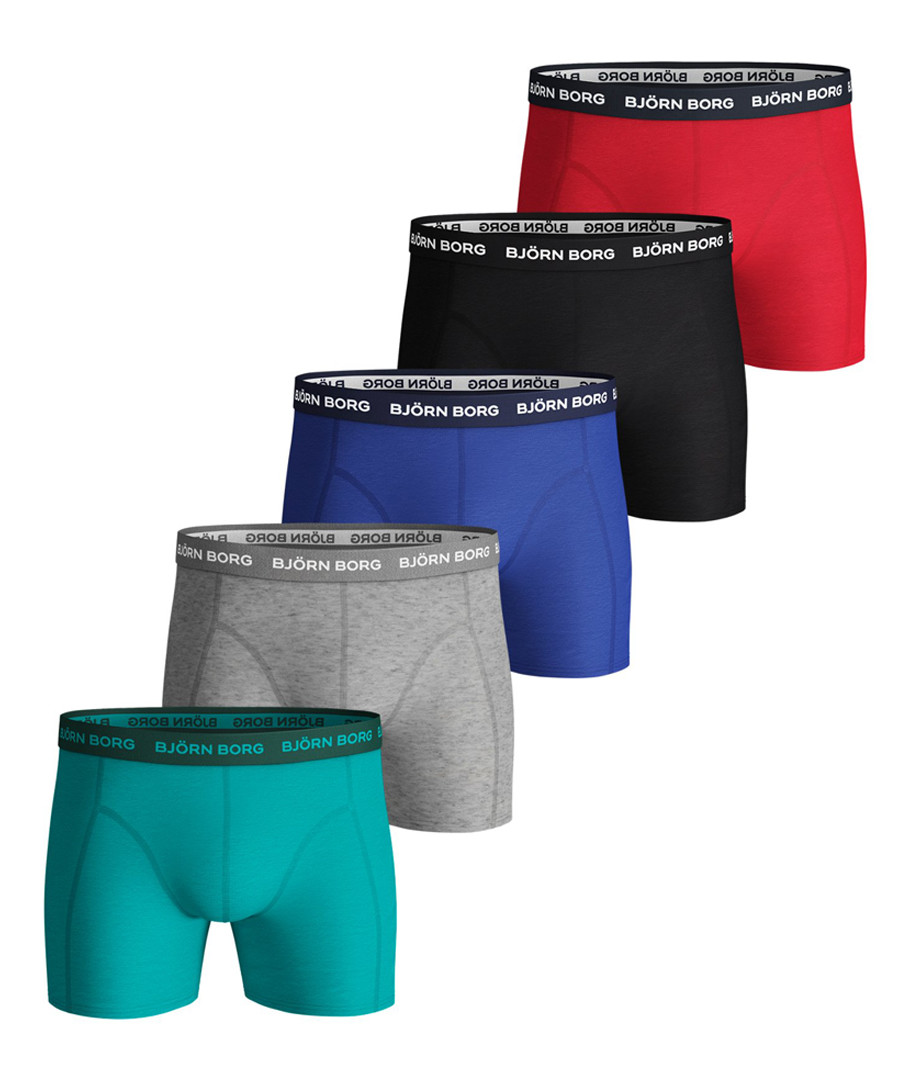 5pc Seasonal Solids boxer set Sale - bjorn borg