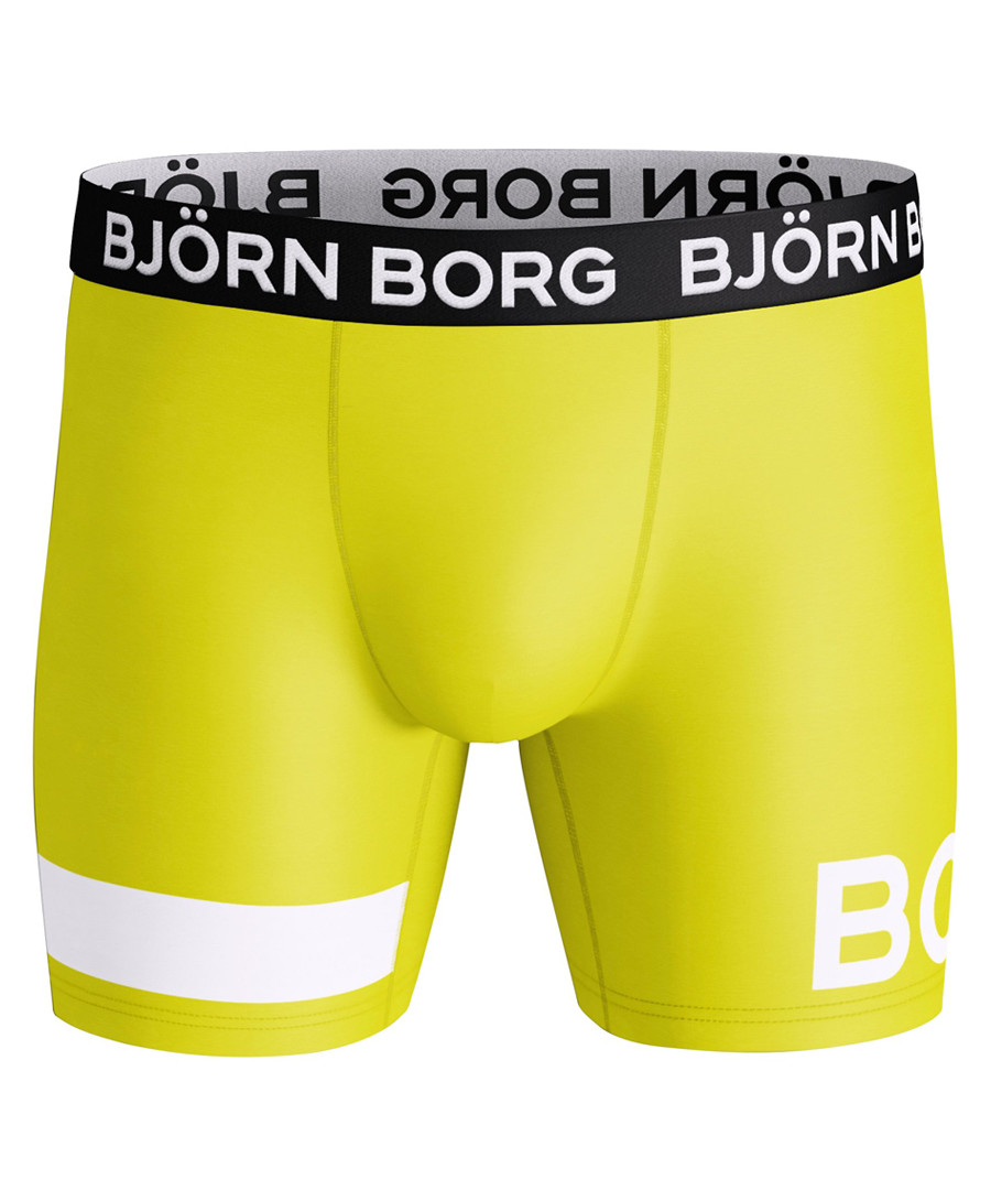 Safety yellow stripe boxers Sale - bjorn borg