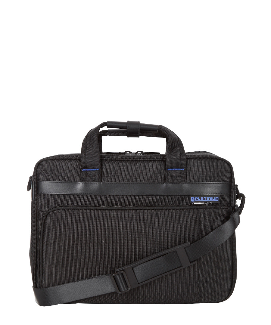 city black briefcase 39.5cm Sale - platinium