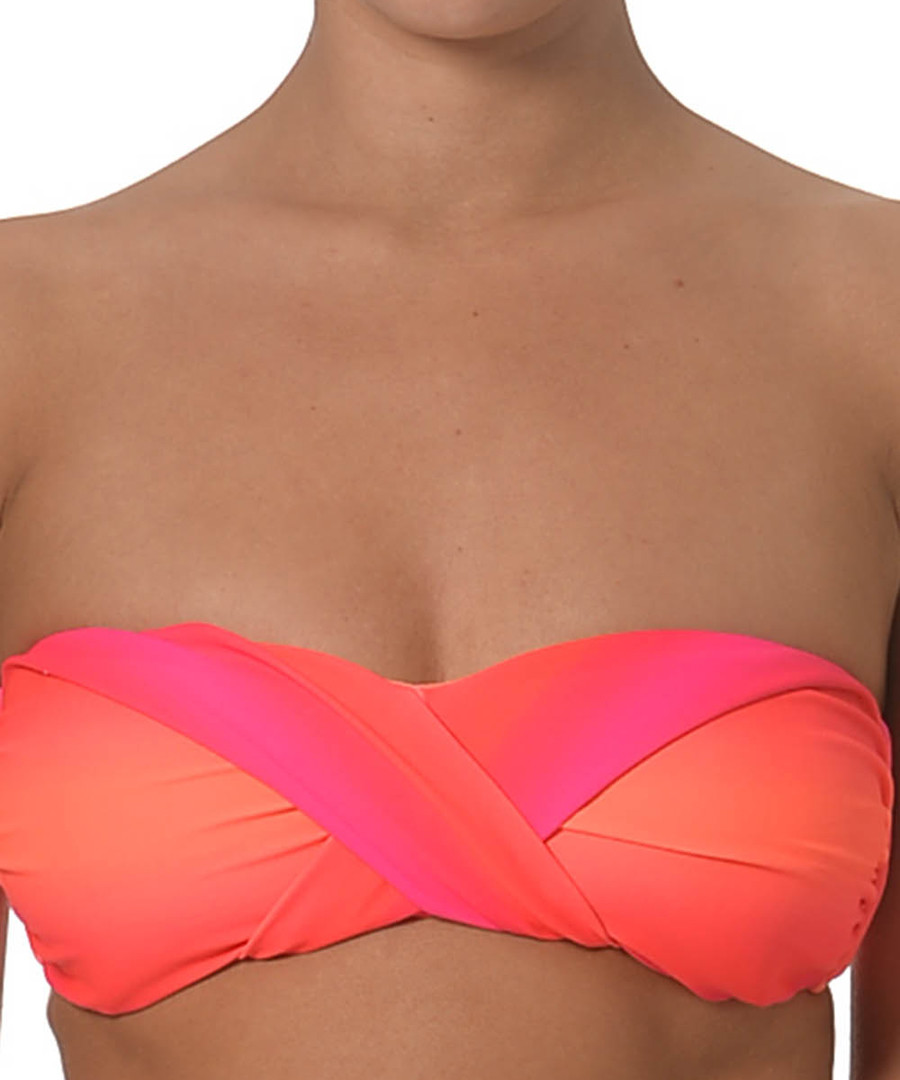 Miami neon coral bandeau Sale - seafolly