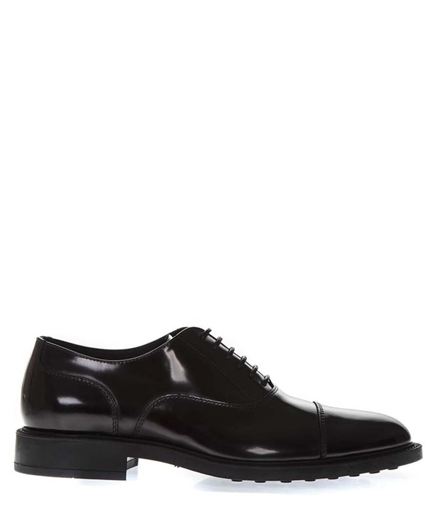 Classic black leather oxford shoes Sale - tod's