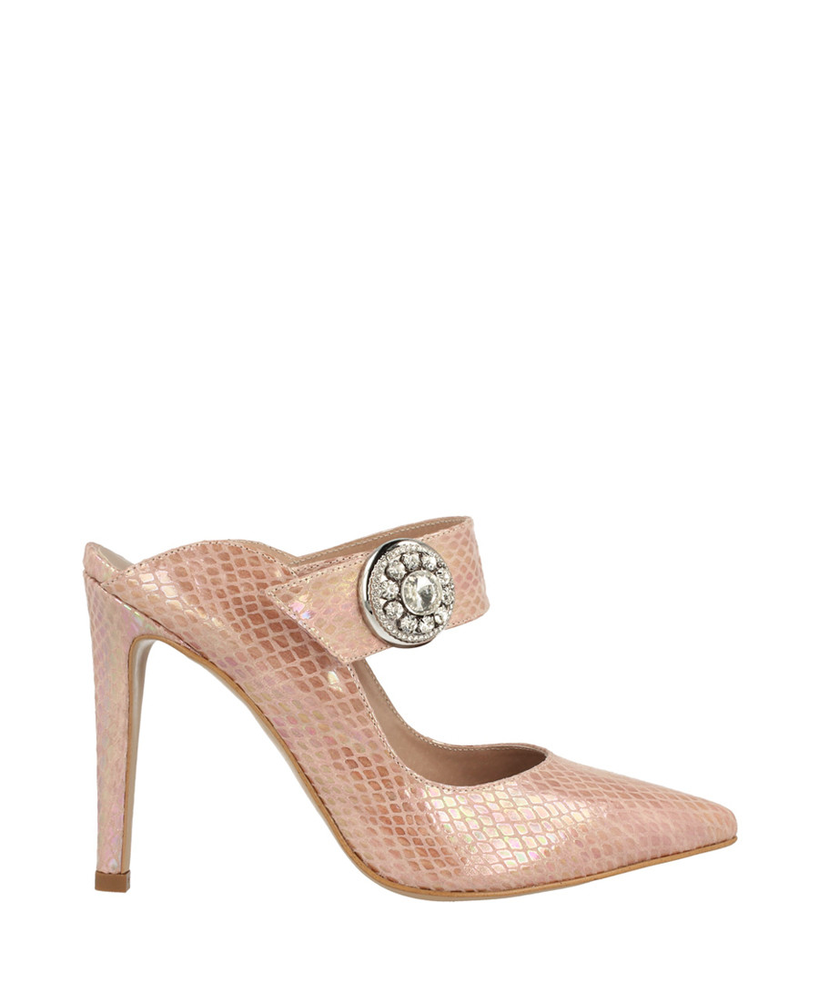 Rose scale strap mules Sale - roberto botella