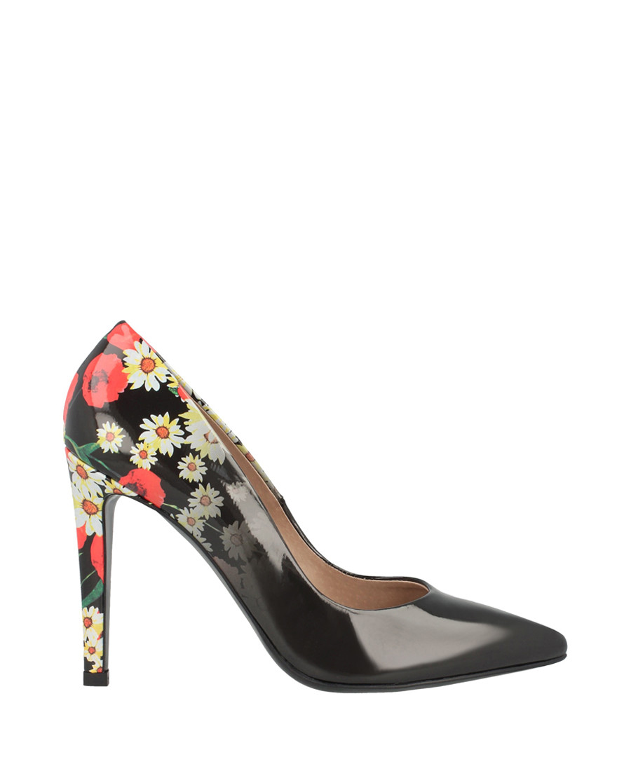 Black floral court heels Sale - roberto botella