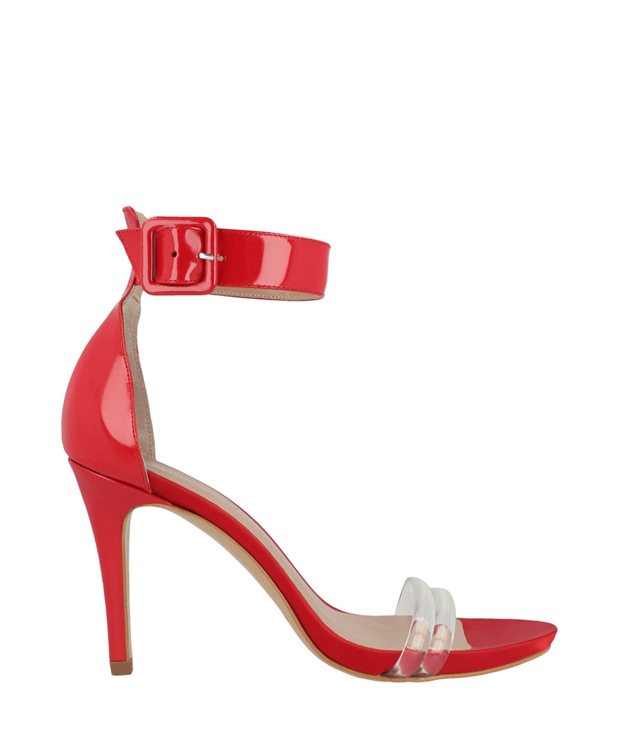 Red ankle strap mid heels Sale - roberto botella