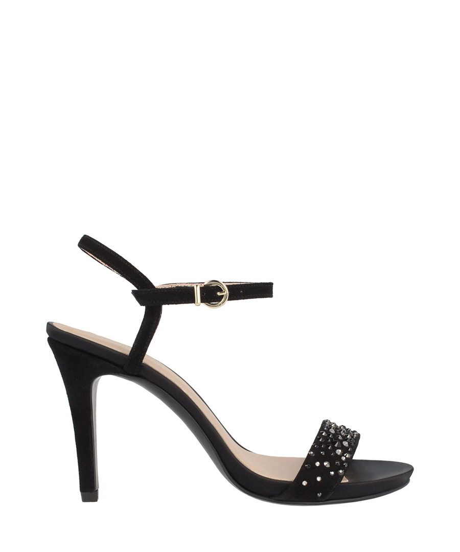 black leather sandal heels Sale - roberto botella