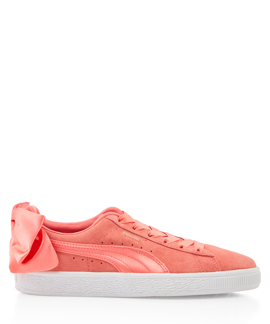 Bow pink suede sneakers Sale - puma