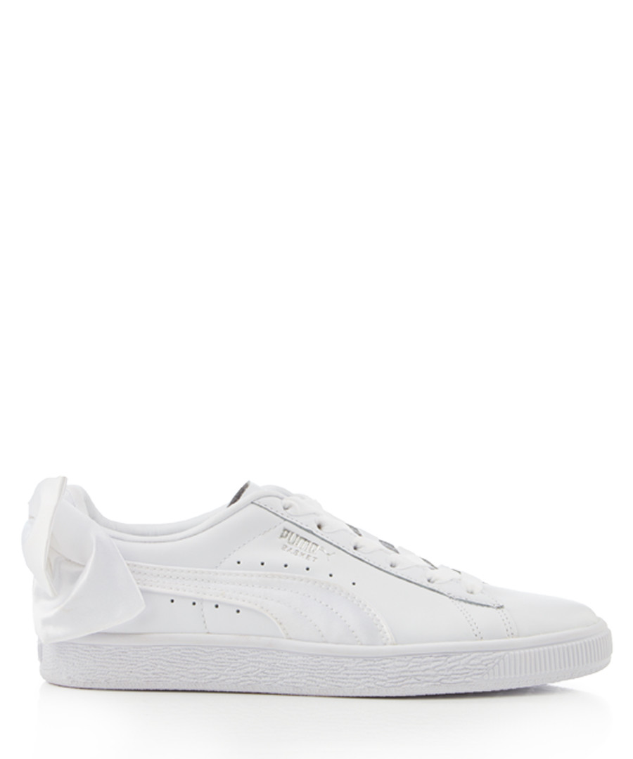 BASKET BOW white suede sneakers Sale - puma
