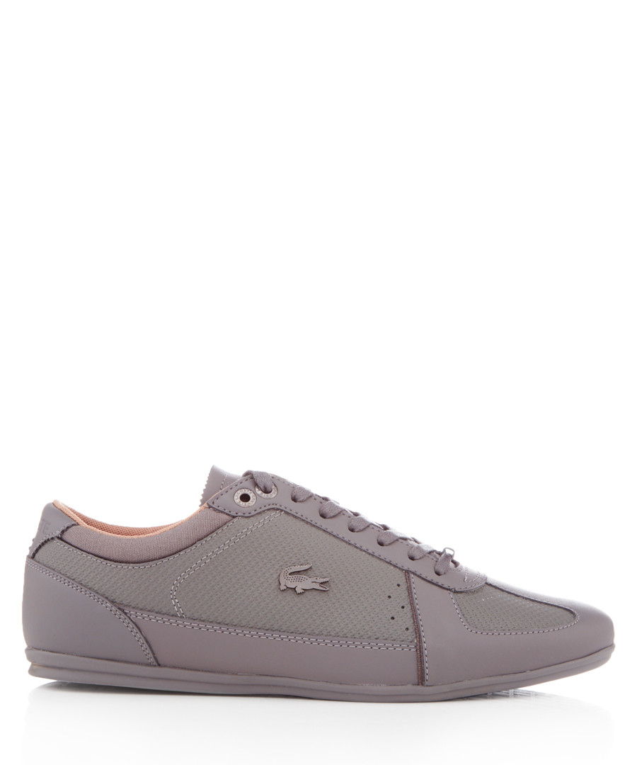 Evara grey leather sneakers Sale - lacoste