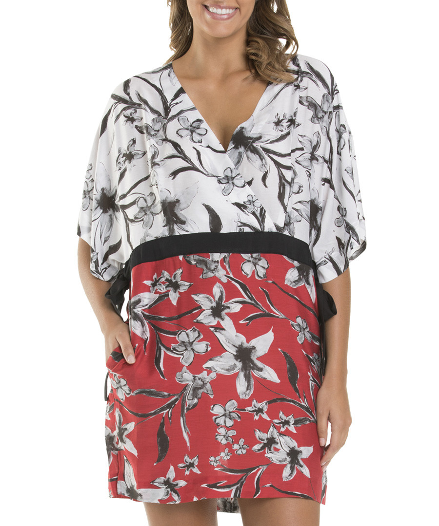 Oasis lily silk blend wrap kaftan Sale - Jets