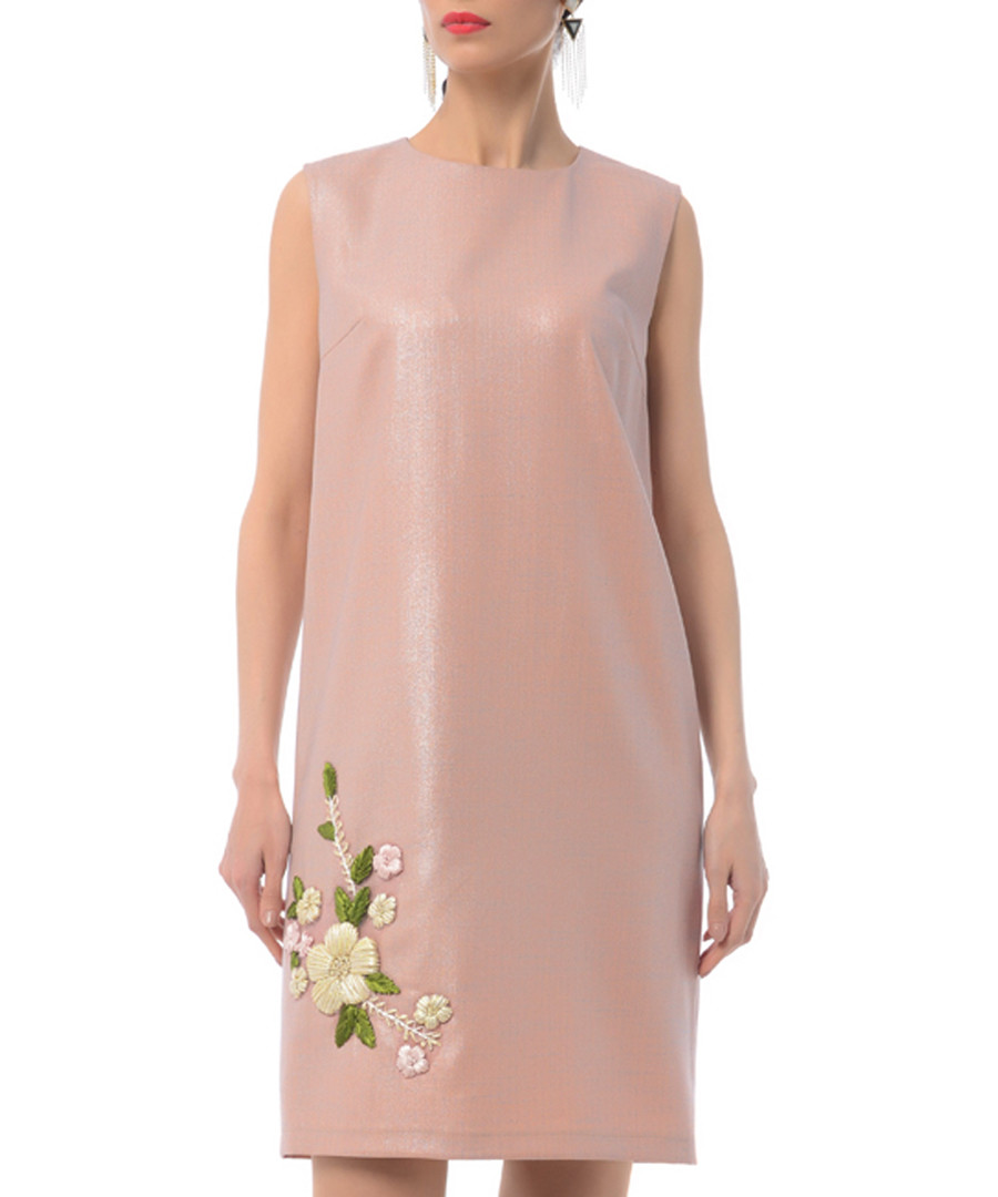 rose floral cotton blend shift dress Sale - Iren Klairie