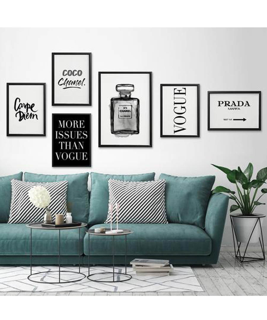 6pc fashion wall art set Sale - modacanvas