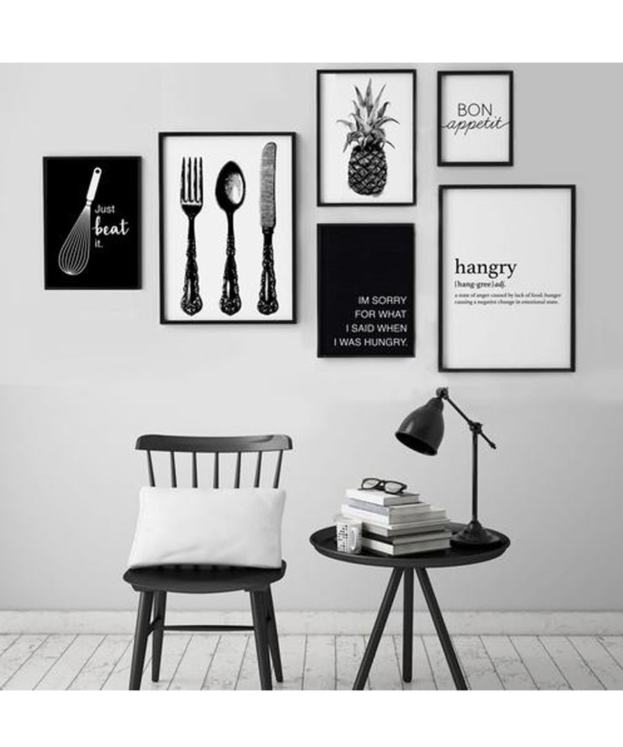 6pc Hangry wall art set Sale - modacanvas