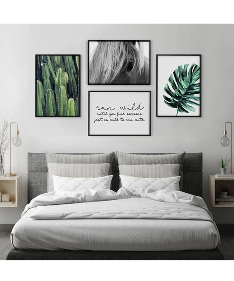 4pc Leaves III wall art set Sale - modacanvas