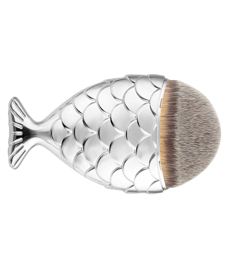 Silver-tone mermaid tail brush Sale - rex brown