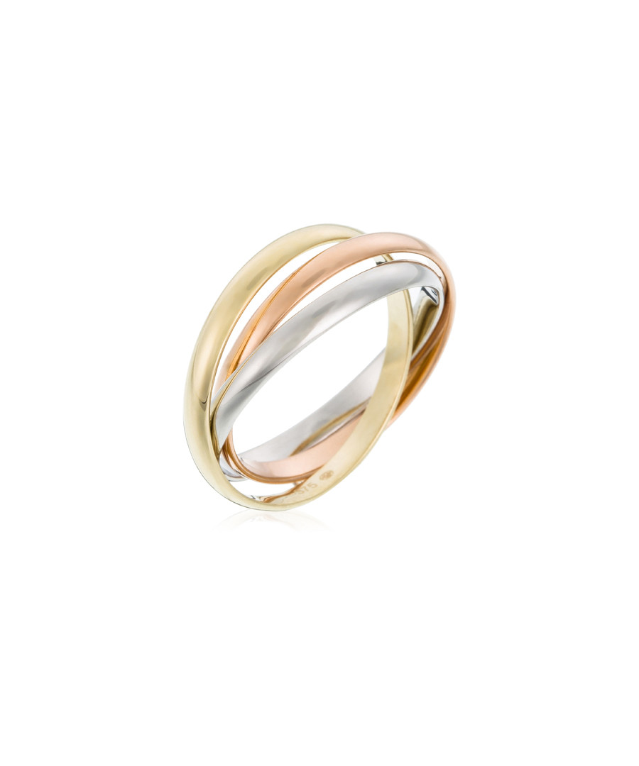 Tri gold-plated layer ring Sale - or eclat