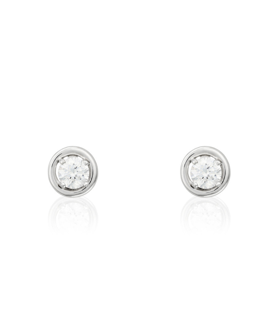 Precious white gold-plated earring Sale - or eclat